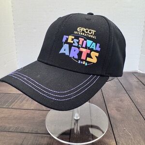 Disney EPCOT Festival of the Arts 2025 Figment Hat – Black Adjustable Cap